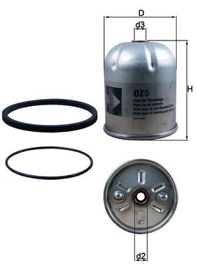 Filtru ulei OZ 5D MAHLE