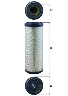 Filtru aer LX 1240 MAHLE