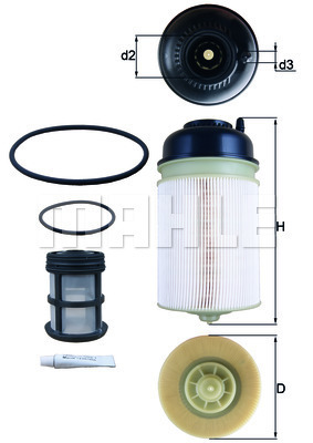 Filtru combustibil KX 400KIT MAHLE