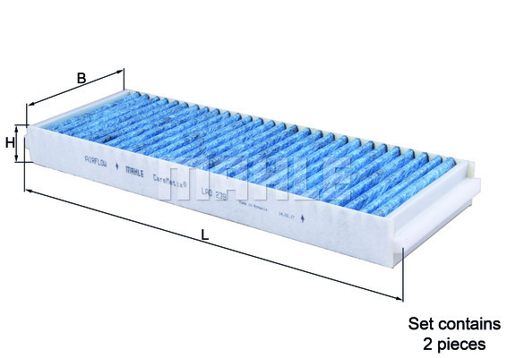 Filtru, aer habitaclu LAO 239/S MAHLE