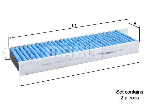 Filtru, aer habitaclu LAO 428/S MAHLE