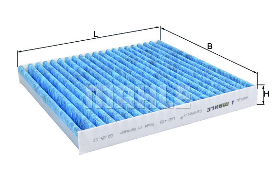 Filtru, aer habitaclu LAO 430 MAHLE