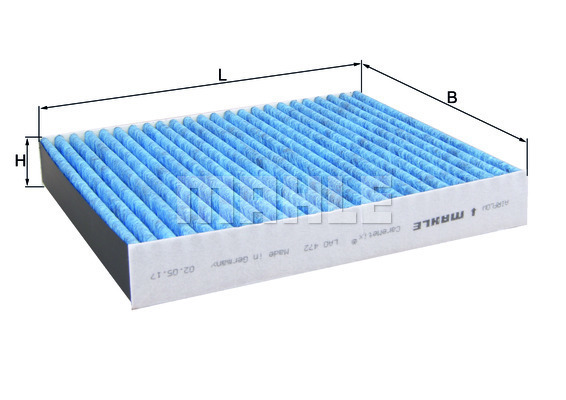 Filtru, aer habitaclu LAO 472 MAHLE