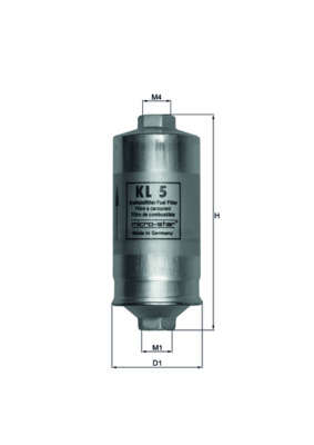 filtru combustibil KL 5 MAHLE