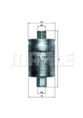 Filtru combustibil KL 182 MAHLE