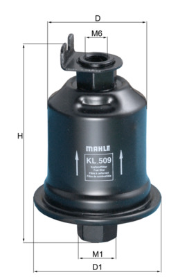 filtru combustibil KL 509 MAHLE