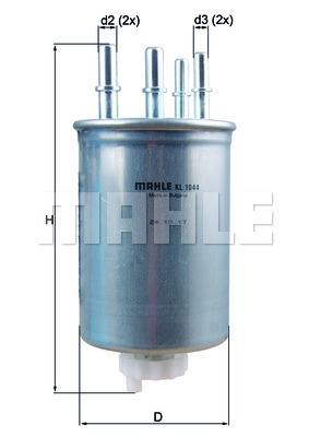 Filtru combustibil KL 1044 MAHLE