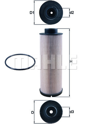 Filtru combustibil KX 73/1D MAHLE