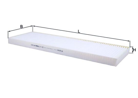 Filtru, aer habitaclu LA 1122 MAHLE