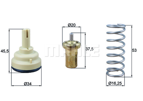 Termostat,lichid racire TX 181 105D MAHLE