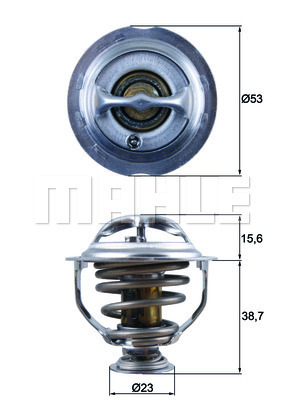 Termostat,lichid racire TX 123 95D MAHLE