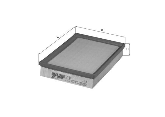 Filtru, aer habitaclu LA 99 MAHLE