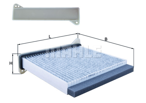 Filtru, aer habitaclu LAK 485 MAHLE