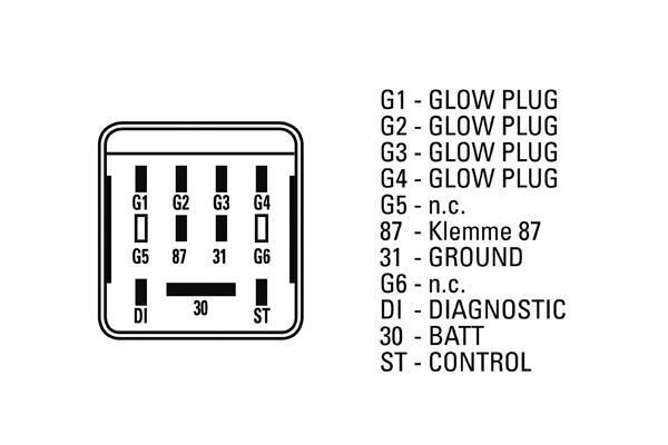 Unitate de control,bujii incandescente MHG 37 MAHLE