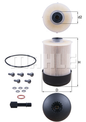 Filtru combustibil KX 338/22D MAHLE