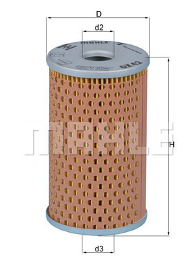 Filtru ulei OX 42 MAHLE