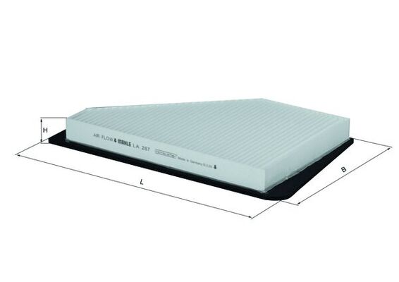 Filtru, aer habitaclu LA 287 MAHLE