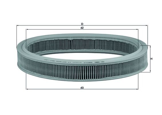 Filtru aer LX 527 MAHLE