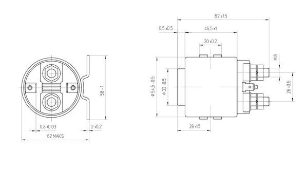 Comutator MX 25 MAHLE