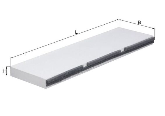 Filtru, aer habitaclu LA 492 MAHLE