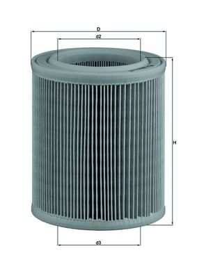 Filtru aer LX 329 MAHLE