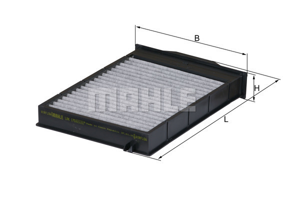 Filtru, aer habitaclu LAK 175 MAHLE