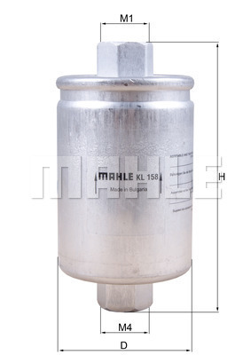 Filtru combustibil KL 158 MAHLE