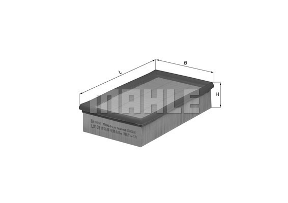 Filtru aer LX 105 MAHLE