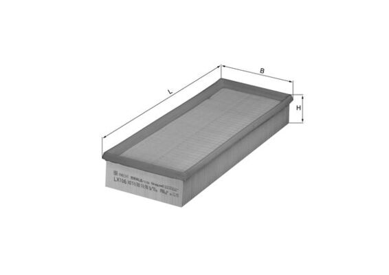 Filtru aer LX 106 MAHLE