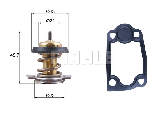 Termostat,lichid racire TX 266 79D MAHLE