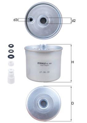 filtru combustibil KL 468 MAHLE