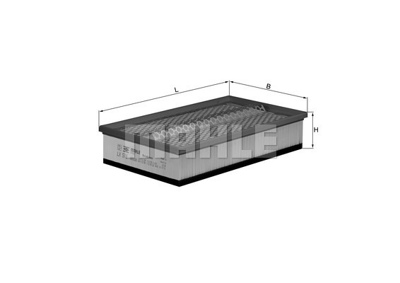 Filtru aer LX 518 MAHLE