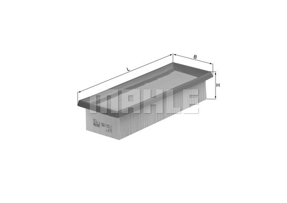 Filtru aer LX 581 MAHLE