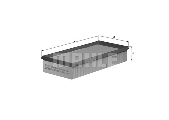 Filtru aer LX 583 MAHLE