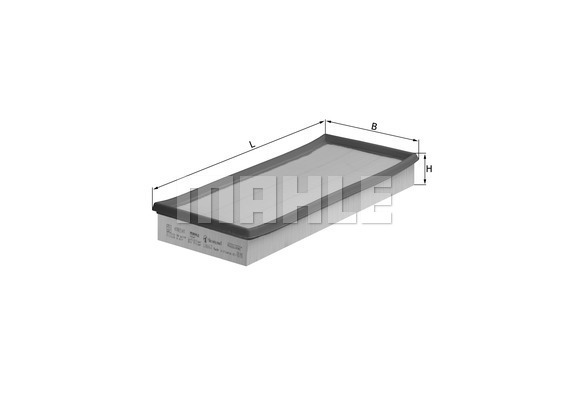 Filtru aer LX 662 MAHLE