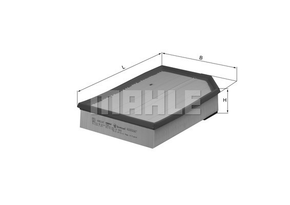 Filtru aer LX 868 MAHLE