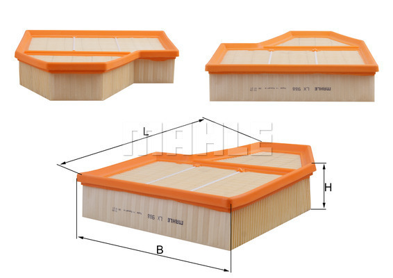 Filtru aer LX 988 MAHLE