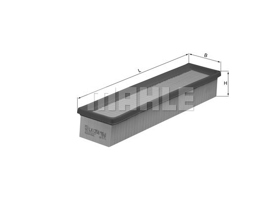 Filtru aer LX 1258 MAHLE