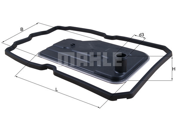 Filtru hidraulic, cutie de viteze automata HX 124D MAHLE