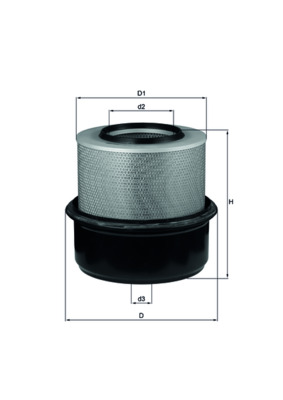 Filtru aer LX 80 MAHLE