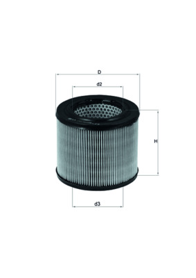 Filtru aer LX 194 MAHLE