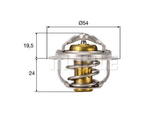 Termostat,lichid racire TX 212 82D MAHLE