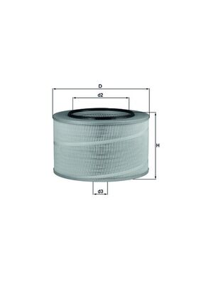 Filtru aer LX 507 MAHLE