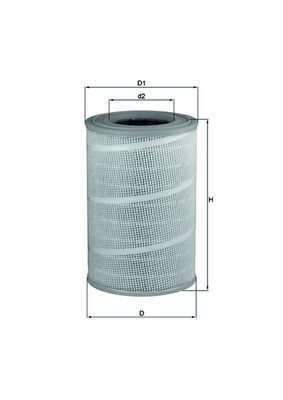 Filtru aer LX 713 MAHLE