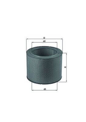 Filtru aer LX 757 MAHLE