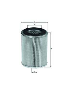 Filtru aer LX 830 MAHLE