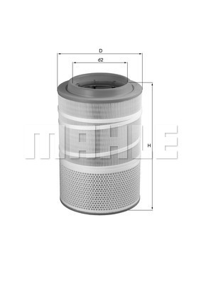 Filtru aer LX 1278 MAHLE