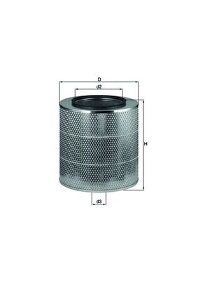 Filtru aer LX 2814 MAHLE