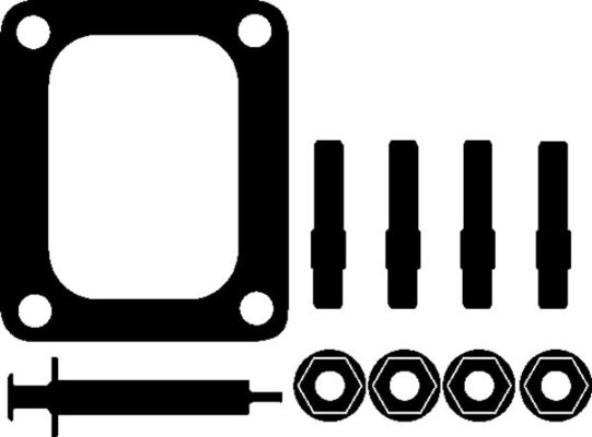 Set montaj, turbocompresor 008 TA 17836 000 MAHLE