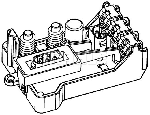 Reglaj, suflanta de interior ABR 30 000P MAHLE